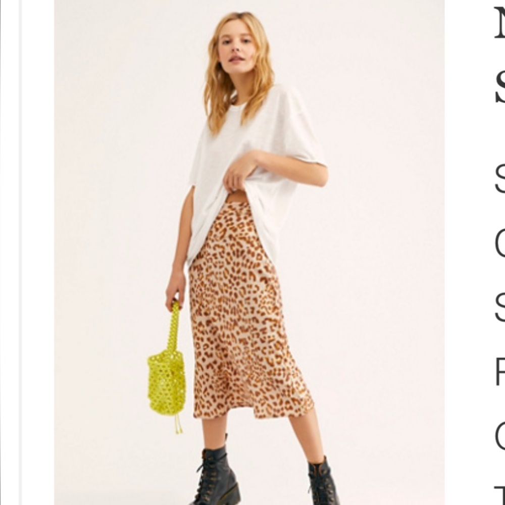 Free People Normani Printed Skirt